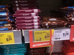 Цена на продукты в Берлине в Германии, Шоколадки Ritter sport